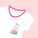 Smartbuy Ladies' T-shirt with Print in White