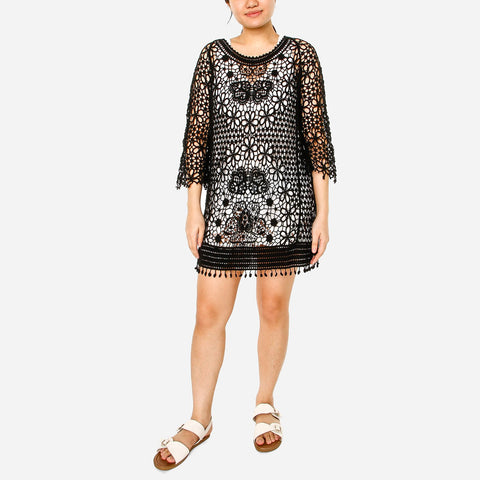 Tropiko by Kultura Ladies’ Crochet Cover Up Dress