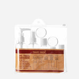 Travel Basic Pet Clear Bottle Organizer 7Pcs