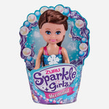 Sparkle Girlz Mini Super Sparkly In A Cupcake Mermaid (Blue) Toy For Girls