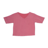 Smartbuy Ladies' Plain Colored Crop Top in Old Rose