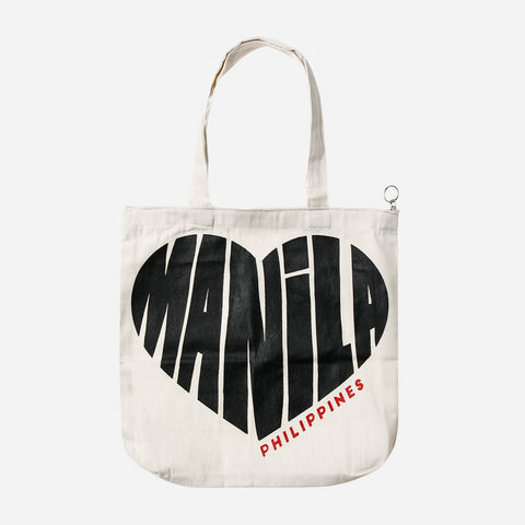 Kultura I Heart Shape Manila Tote Bag