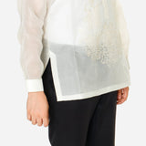 En Barong Filipino Cocoon Silk Long Sleeve Barong