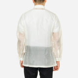 En Barong Filipino Cocoon Silk Long Sleeve Barong