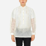 En Barong Filipino Cocoon Silk Long Sleeve Barong