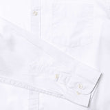 Baleno Oxford Long Sleeve Dress Shirt White