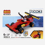 Cogo 3036 8 Police 118Pcs Building Blocks Toy For Kids