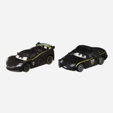 Disney Pixar Cars Die Cast 2 Pack Lewis Hamilton And Bruce Boxmann Toy For Boys