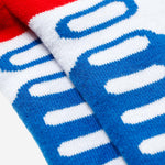 NBA Sixers Men's Socks Cotton Spandex Fs White & Black