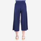 Smartbuy Ladies' Square Pants Mid Length in Navy Blue