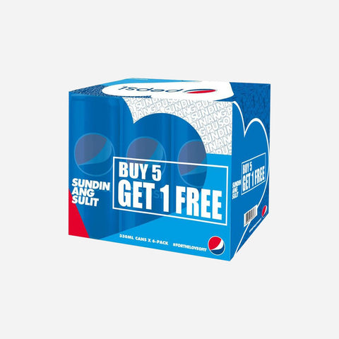 Pepsi 330ml 5+1 Promo Pack