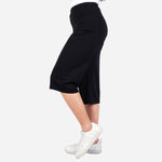 Smartbuy Ladies' Square Pants Mid Length in Black