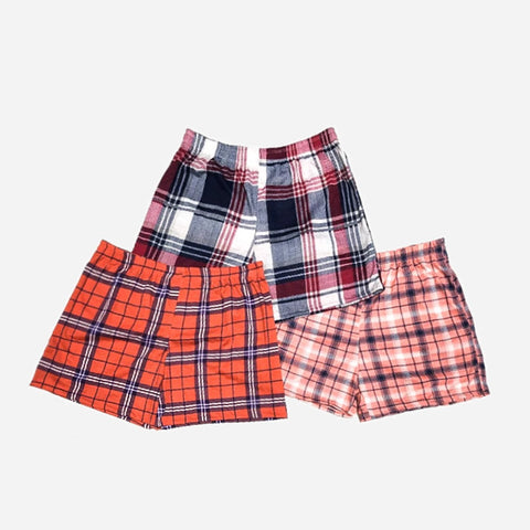 SM Basics Checkered Boxer Shorts 3-in-1 Assorted