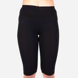 Smartbuy Ladies' Knee Length Leggings in Black