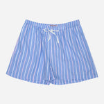 Baleno Striped Print Shorts Blue