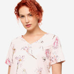 SM Woman Prima Satin Floral Top Pink