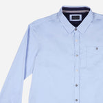 Maxwear DressShirt Long Sleeve Twill Light Blue