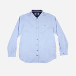 Maxwear DressShirt Long Sleeve Twill Light Blue