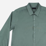 Maxwear Business Dress Shirt Long Sleeve Green