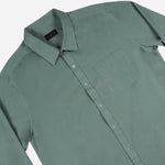 Maxwear Business Dress Shirt Long Sleeve Green