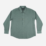 Maxwear Business Dress Shirt Long Sleeve Green