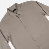 Maxwear Business Dress Shirt Long Sleeve Plain Fatigue