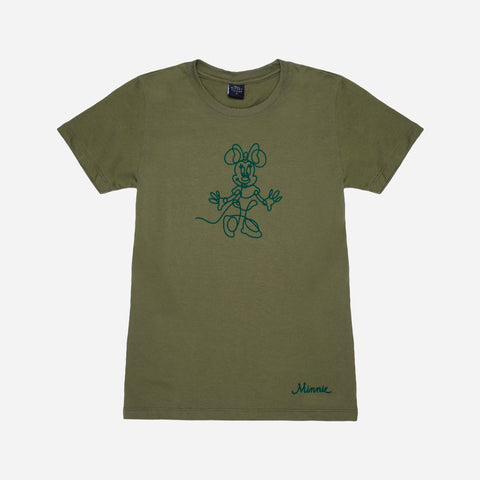 Disney Minnie Graphic Tee Green