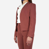 SM Woman Career Blazer Old Rose