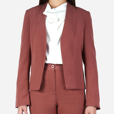 SM Woman Career Blazer Old Rose