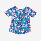 SM Woman Plus Fashion Blouse V-neck Printed