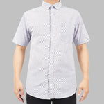 Mainstreet Short Sleeve Microprint Clover White