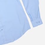 Maxwear Business Dress Shirt Long Sleeve Plain Light Blue