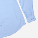 Maxwear Business Dress Shirt Long Sleeve Plain Light Blue