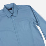 Maxwear Business Dress Shirt Long Sleeve Plain Teal