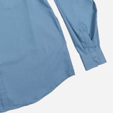 Maxwear Business Dress Shirt Long Sleeve Plain Teal