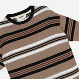 Smyth Knit Striped Tee Brown