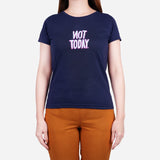 Smartbuy Ladies' Tee Not Today Print in Navy Blue