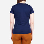 Smartbuy Ladies' Tee Not Today Print in Navy Blue