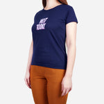 Smartbuy Ladies' Tee Not Today Print in Navy Blue