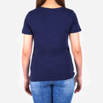 Smartbuy Ladies' Blouse Colored Plain in Navy Blue