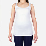 Smartbuy Ladies' Sleeveless Plain Top in White