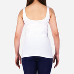 Smartbuy Ladies' Sleeveless Plain Top in White