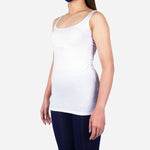 Smartbuy Ladies' Sleeveless Plain Top in White