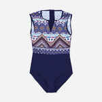 Coco Cabaña Swim One-Piece Tribal Blue