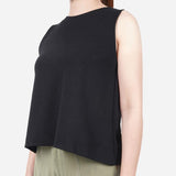 SM Woman Casual Blouse with High Low Hem