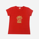 Smartbuy Ladies' T-shirt with Print in Red
