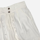 SM Woman High Waist Shorts White