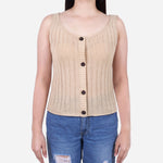 SM Woman Casual Knitted Blouse with Buttons