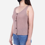 SM Woman Casual Knitted Blouse with Buttons