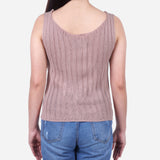 SM Woman Casual Knitted Blouse with Buttons